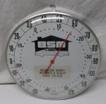 BSM Vintage Advertising Thermometer 12" Dial
