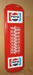Vintage Pepsi-Cola Big Thermometer Sign with Logos