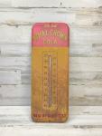 1940s Royal Crown Cola Metal Thermometer