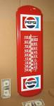 Vintage Pepsi-Cola Big Thermometer Sign with Logos