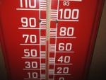 Vintage Pepsi-Cola Big Thermometer Sign with Logos