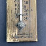 Vintage Wooden Thermometer The Savings Institution Williamsport PA