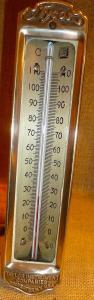 Antique Taylor Tycos Brass Alcohol Thermometer