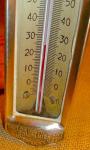 Antique Taylor Tycos Brass Alcohol Thermometer