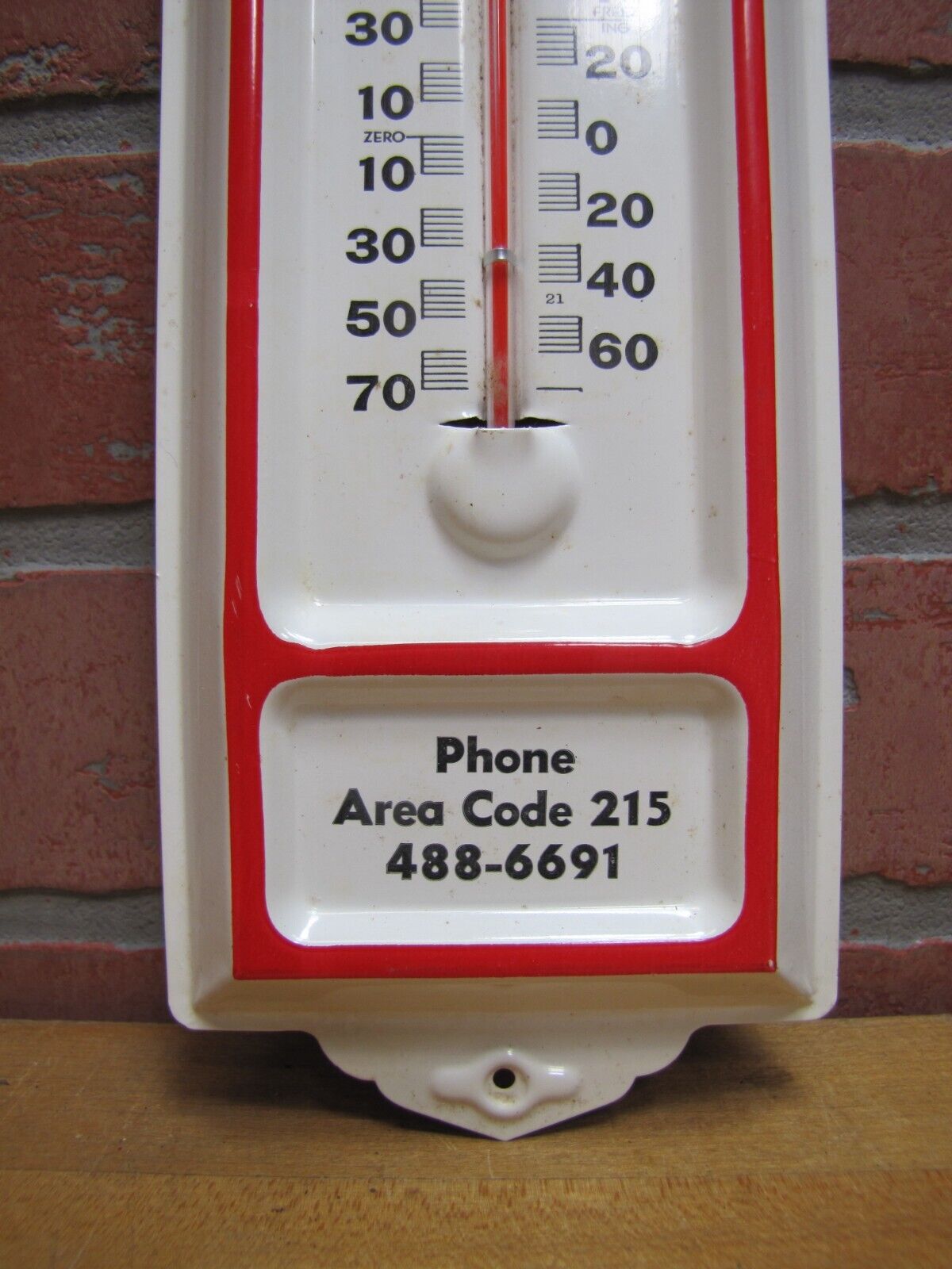 Wayne Potteiger Strausstown PA Advertising Thermometer