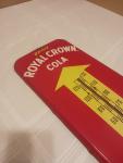 1950s RC Royal Crown Cola Large Metal Thermometer