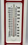 Rochester Vintage Mileage Master Metal Thermometer