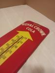 1950s RC Royal Crown Cola Large Metal Thermometer