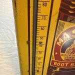 1940s Mason Root Beer Advertising Thermometer 25.5"x9.5
