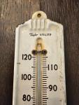 Taylor Antique Porcelain and Cast Metal Thermometer