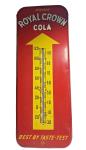 1950s Royal Crown RC Cola Advertising Thermometer Sign