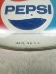 Vintage Pepsi Cola Round Thermometer, 18 Inches