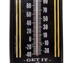 Lucky's Bar Vintage Beer Advertising Thermometer
