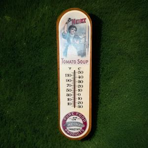Heinz Tomato Soup Vintage Wall Thermometer Decor