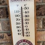 Heinz Tomato Soup Vintage Wall Thermometer Decor