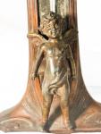 Art Nouveau Cherub & Maiden Bronze Thermometer 10