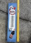 Frostie Root Beer Vintage Metal Thermometer Sign