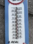 Frostie Root Beer Vintage Metal Thermometer Sign