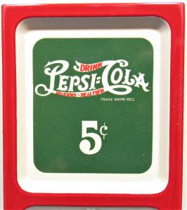 Pepsi-Cola Vintage Tin Thermometer 5¢