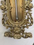 Vintage Brass French Thermometer with Winged Gargoyle