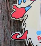 1960s Frostie Root Beer Graphic Thermometer Sign