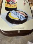 RC Royal Crown Cola Moon Pie Metal Thermometer Sign
