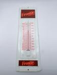 1960s Frostie Root Beer Metal Wall Thermometer