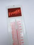 1960s Frostie Root Beer Metal Wall Thermometer