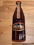 1960s Hires Root Beer Thermometer Metal Sign 28.5”