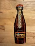 1960s Hires Root Beer Thermometer Metal Sign 28.5”