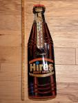 1960s Hires Root Beer Thermometer Metal Sign 28.5”
