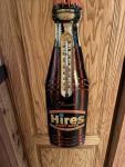 1960s Hires Root Beer Thermometer Metal Sign 28.5”