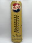 Pepsi Vintage Thermometer Metal Sign 27x7.25