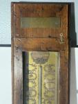 Italian Antique Wood Cased Alcohol Thermometer, Signed
