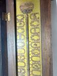 Italian Antique Wood Cased Alcohol Thermometer, Signed