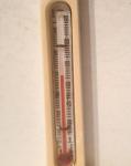 Standard Oil Vintage Plastic Thermometer 6.75”
