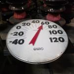 18" Vintage Ohio Outdoor Wall Thermometer