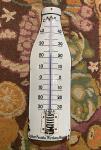 German Enamel Bottle-Shaped Wall Thermometer 21
