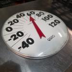 18" Vintage Ohio Outdoor Wall Thermometer