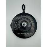 1940s USA Black Skillet Wall Thermometer