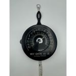1940s USA Black Skillet Wall Thermometer