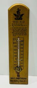 Vintage MO-KO Coffee Advertising Thermometer
