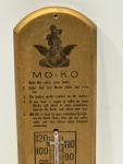 Vintage MO-KO Coffee Advertising Thermometer