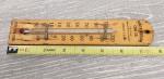 Rare North Hudson Pittston Coal Advertising Thermometer