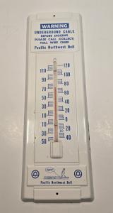 Vintage Pacific Northwest Bell Thermometer