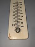 Rare Antique Wood Thermometer - American National Bag Co