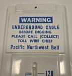 Vintage Pacific Northwest Bell Thermometer