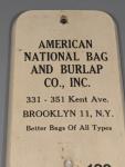 Rare Antique Wood Thermometer - American National Bag Co
