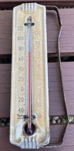Vintage Taylor Temprite 9" Porcelain Thermometer