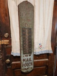 Vintage Gas and Oil General Store Thermometer